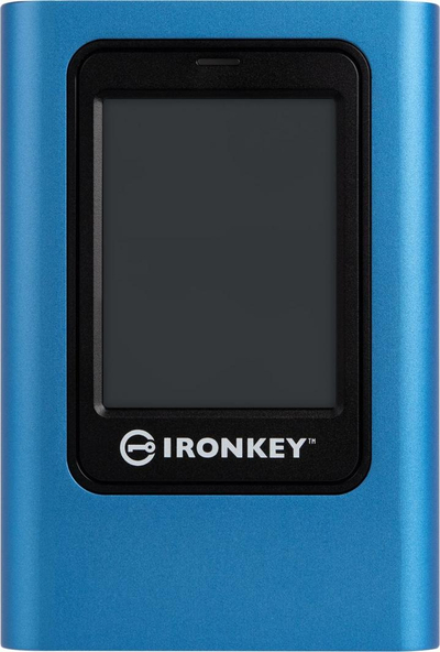 Disk i jashtëm SSD Kingston IronKey Vault Privacy 80 1.92TB, i kaltër/ i zi