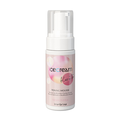 Shkumë për flokë Inebrya Ice Cream Keratin, 150 ml