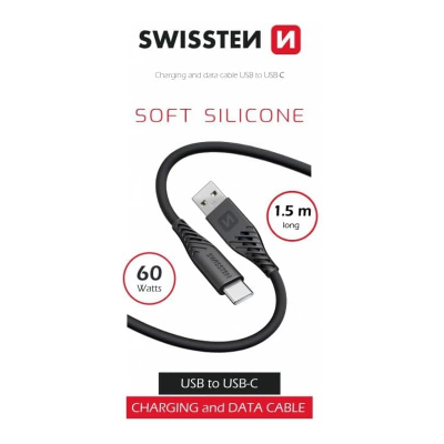 Kabllo Swissten Soft Silicone USB/USB-C 1.5m
