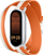 Кожен ремен Xiaomi Dual-tone Leather Strap, за Smart Band 9, бела и портокалова