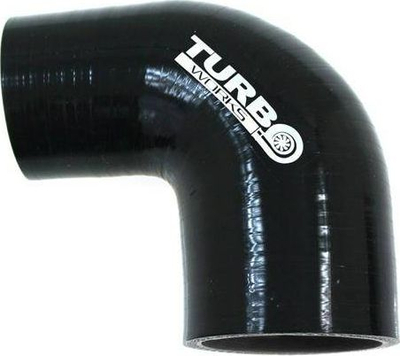 Reduksion silikoni 90° TurboWorks, 76-102mm, i zi