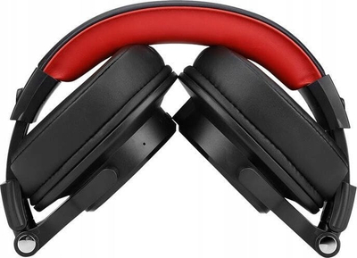 Kufje Bluetooth OneOdio A70RB, 40mm, Hi Fi, të zeza me të kuqe