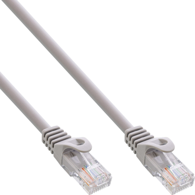 Kabllo rrjeti InLine Patch, Cat5e U/UTP, 10m, gri