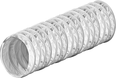 Флексибилно црево за вентилација Awenta KE150-10, PVC, 150mm 1m, бело