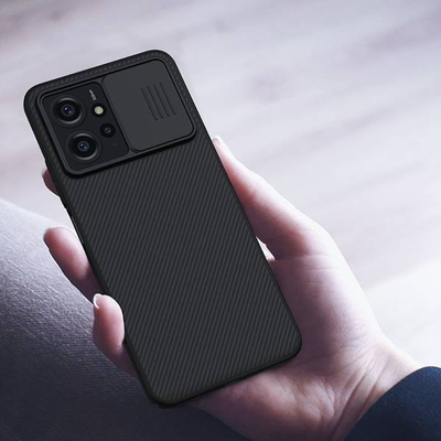 Mbulesë telefoni Nillkin CamShield për Xiaomi Redmi Note 12 4G, mbrojtëse, me kapak kamere, e zezë