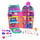 Set loje Polly Pocket Micro Dolls, shpia e madhe e akullores, me kukulla, shumëngjyrëshe