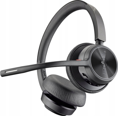 Kufje wireless Poly Voyager 4320 M, Bluetooth, me mikrofon, ngjyrë e zezë