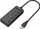HUB USB Orico me 4 porta, USB 3.0, 5Gbps, me çelësa on/off, i zi