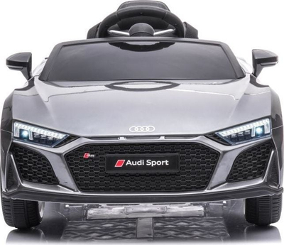 Veturë elektrike për fëmijë Audi R8 A300, 12V, telekomandë, argjend
