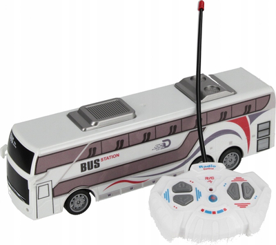 Autobus me pult Mega Creative 545573, 24 cm, plastikë, i bardhë