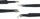 Set pincash të holla metalike ESD MAR POL M66799, 9 copë, të zeza
