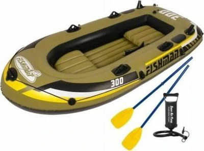 Varkë e fryrë Bestway Fishman 300, 252 cm, 3 persona, jeshile