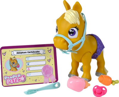 Lodër interaktive Simba Pamper Petz Pony, me pelena, me gëzhojna, shumëngjyrëshe