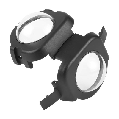 Mbrojtëse lente Puluz Lens Guard për Insta360 X4, transparencë e lartë, montim i shpejtë, e zezë