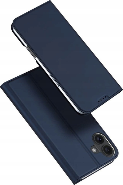 Mbulesë telefoni DUX DUCIS Skin Pro Series për iPhone 16, me qëndrim, me xhep për kartë, blu