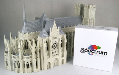 Филамент 3Д Spectrum PLA Special, 1.75mm, ефект камен, темно сива