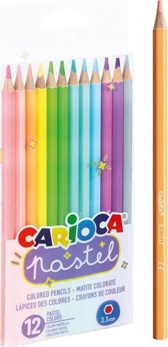 Carioca Pastel Colored Pencils, Пакет од 12