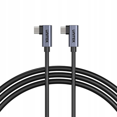Кабел USB C Unitek Y-C477ABK, PD 100W, 0.5m, црн