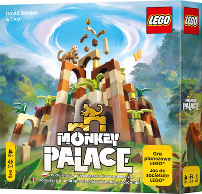 Lojë tavoline LEGO Monkey Palace, familjare, 2-4 lojtarë, shumëngjyrëshe