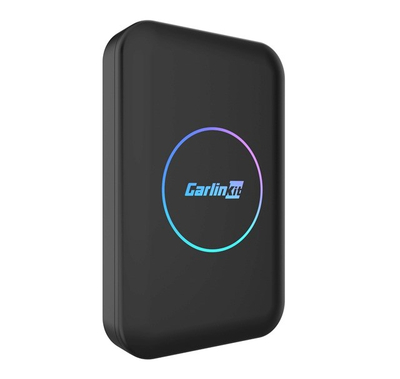 Adapter CarlinKit Lite Android TV Box 3 në 1, Wireless Android Auto dhe CarPlay, mbështet Netflix IPTV, i zi