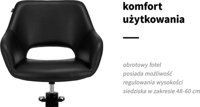 Karrige parukerie Gabbiano Morena, e rehatshme, e zezë