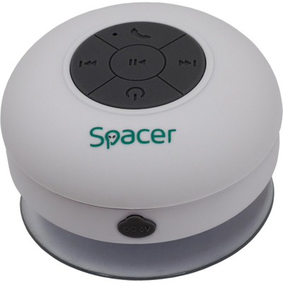 Altoparlant portativ Spacer Ducky, 3W, Bluetooth, i bardhë