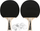 Set pingpongu Butterfly Ovtcharov, 2 raketa, 6 toptha, i bardhë