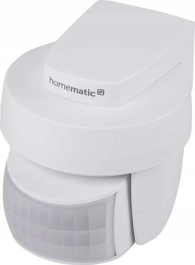 Detektor lëvizje për jashtë Homematic IP HmIP-SMO-2, sensor PIR, sensor drite, i bardhë