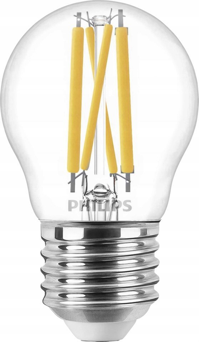 Llampë LED Philips 871951432441100, 3.4W, E27, dritë e ngrohtë, xham transparent