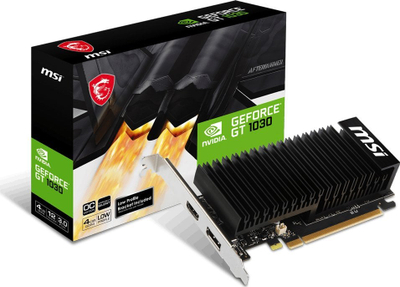 Kartelë grafike MSI GeForce GT 1030 4GHD4 LP OC 4GB DDR4