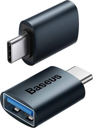 Адаптер OTG Baseus Ingenuity ZJJQ000003, USB C во USB 3.1, 10 Gbps, сина