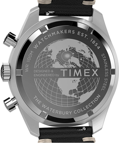 Orë dore për meshkuj Timex Warerbury TW2Y18600UK, e zezë