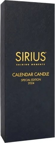 Qiri kalendarik Sirius Sille Calendar Light Special Edition 2023, flakë 3D LED, me telekomandë, ngjyrë dylli natyral