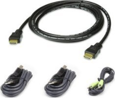 Kabllo ATEN HDMI Secure KVM, USB HDMI, 1.8m, e zezë