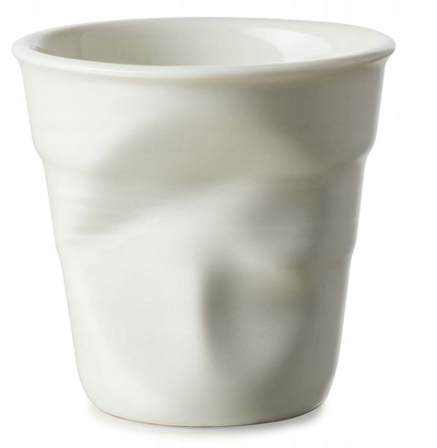 Filxhan porcelani Revol Froisses Shell, 180ml, i bardhë