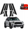 Folie karboni për shtylla Grizz BodyShield, Mini Countryman 2023-2026, set komplet, e zezë matte