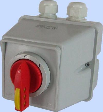 Çelës rrotullues Elektromet ŁK 63-13/5, 3P, 80A, IP65, me dry
