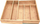 Organizues çekanësh Kesper Extendable Cutlery Tray, bambu, 26-49cm, ngjyrë druri natyrale