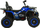 Quad elektrik për kalamaj 4x4, me telekomandë, LED, Bluetooth, blu me zi