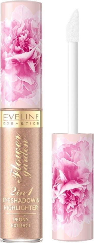 Hije sysh e lëngshme Eveline Cosmetics Flower Garden 02, efekt mat edhe me shkëlqim