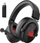 Kufje gaming Eksa E910, wireless 5.8 GHz, audio 7.1, të zeza