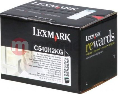 Тонер Lexmark C540 C544, оригинален, 2500 страници, црн