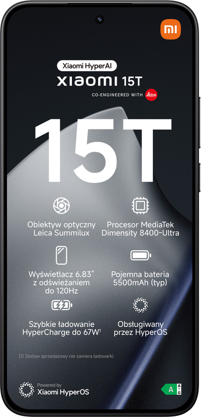 Telefoni Xiaomi 15T Ai 5G, 6.83", 512GB 12GB RAM, i zi