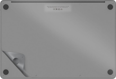 Mbulesë mbrojtëse JCPAL MacGuard Two in One Skin për MacBook Air 15\", për M2 M3 M4, Space Gray