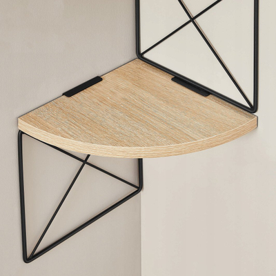 Raft këndor muri Leobert LLS851B11, 5 nivele, 127.5cm, sonoma