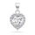 Set stoli Brilio Silver SET195W- vathë + varëse