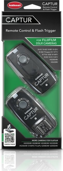 Telekomandë pa tela Hahnel Captur Remote për Fujifilm, deri nja 100 m, me infra të kuqe, e zezë