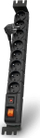 Shtepshales HSK ACAR S8 FA RACK, 8 dalje, kabllo 1.5m, i zi