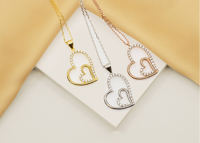 Qafore Brilio Silver Heart NCL72R