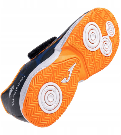 Këpucë futbolli sallë Joma Super Copa 2503 INF, për fëmijë, navy portokalli